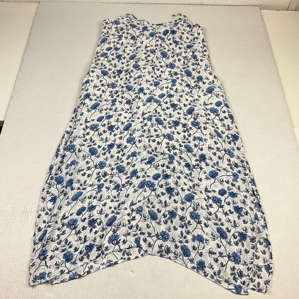 GAP Sundress Floral Spaghetti Strap Casual Pullover Pockets Relaxed Fit Lined XS